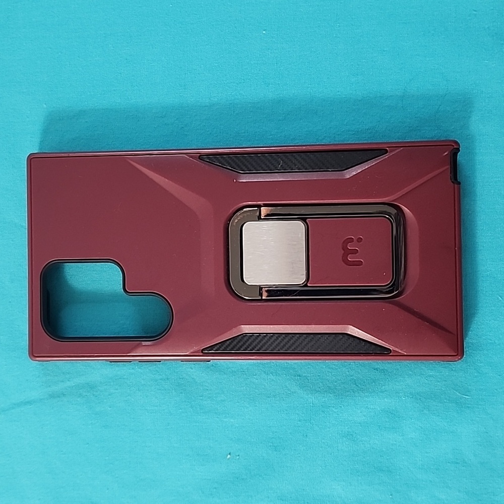 Mybat Pro Shockproof Cell Phone Case for Samsung S22 Ultra, Plum